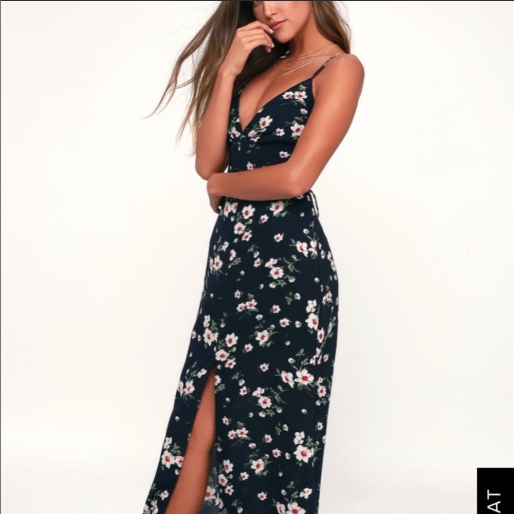 Lulu’s floral maxi dress